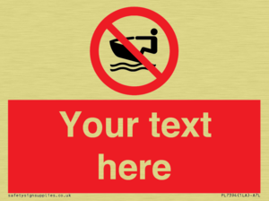 Custom No personal water craft